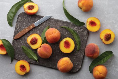 Fresh peaches